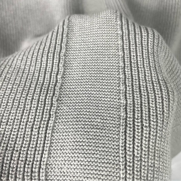 J.Jill WEAREVER Collection Tunic Sweater Gray Ribbed - Picture 2 of 11